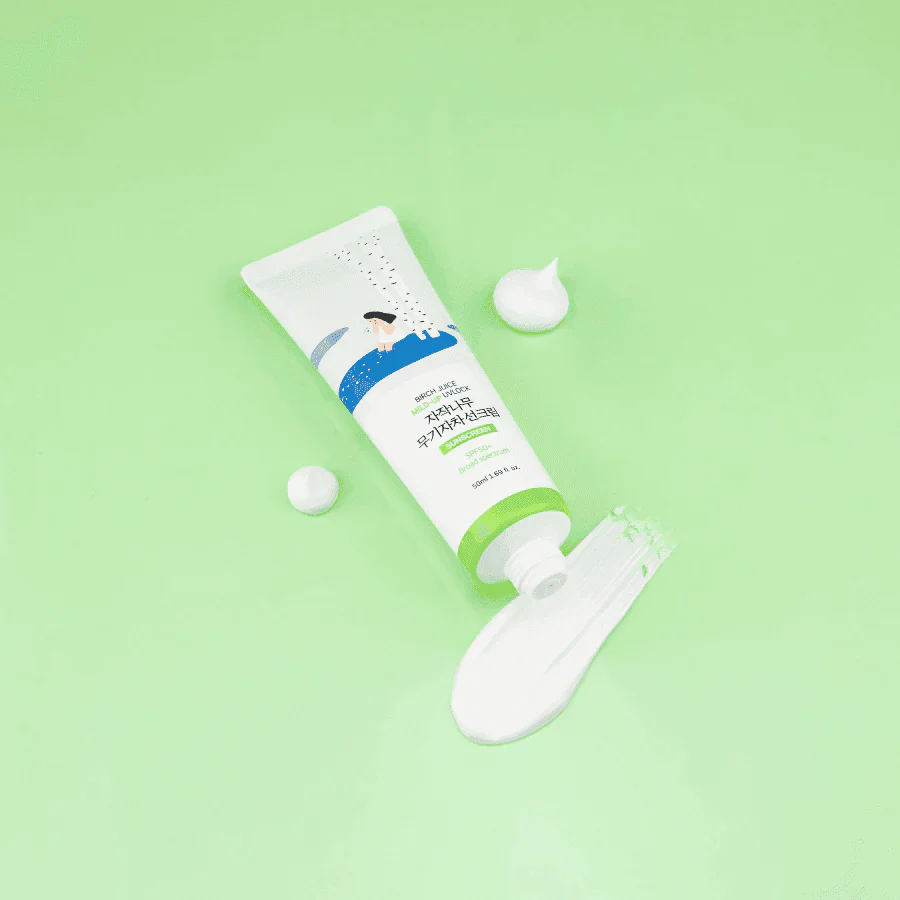 Round Lab Birch Juice Moisturizing Mild Up Sunscreen SPF50+ - Image 5