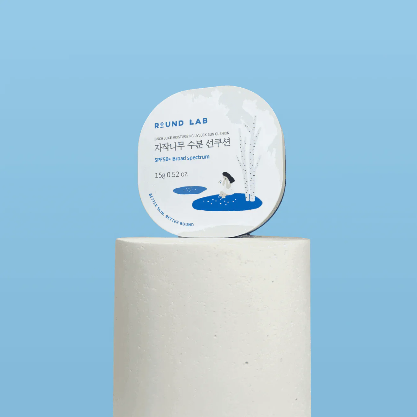 Round Lab Birch Juice Moisturizing Sun Cushion - Image 4