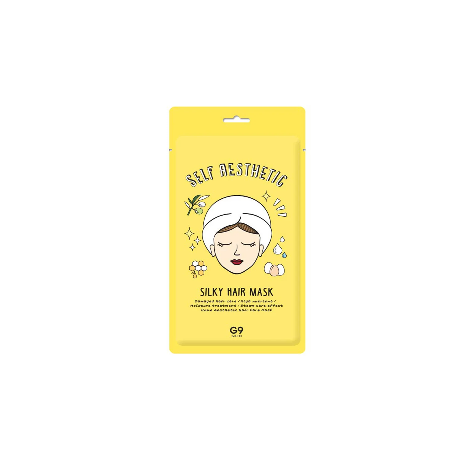 G9SKIN Self Aesthetic Silky Hair Mask 5P - Image 2