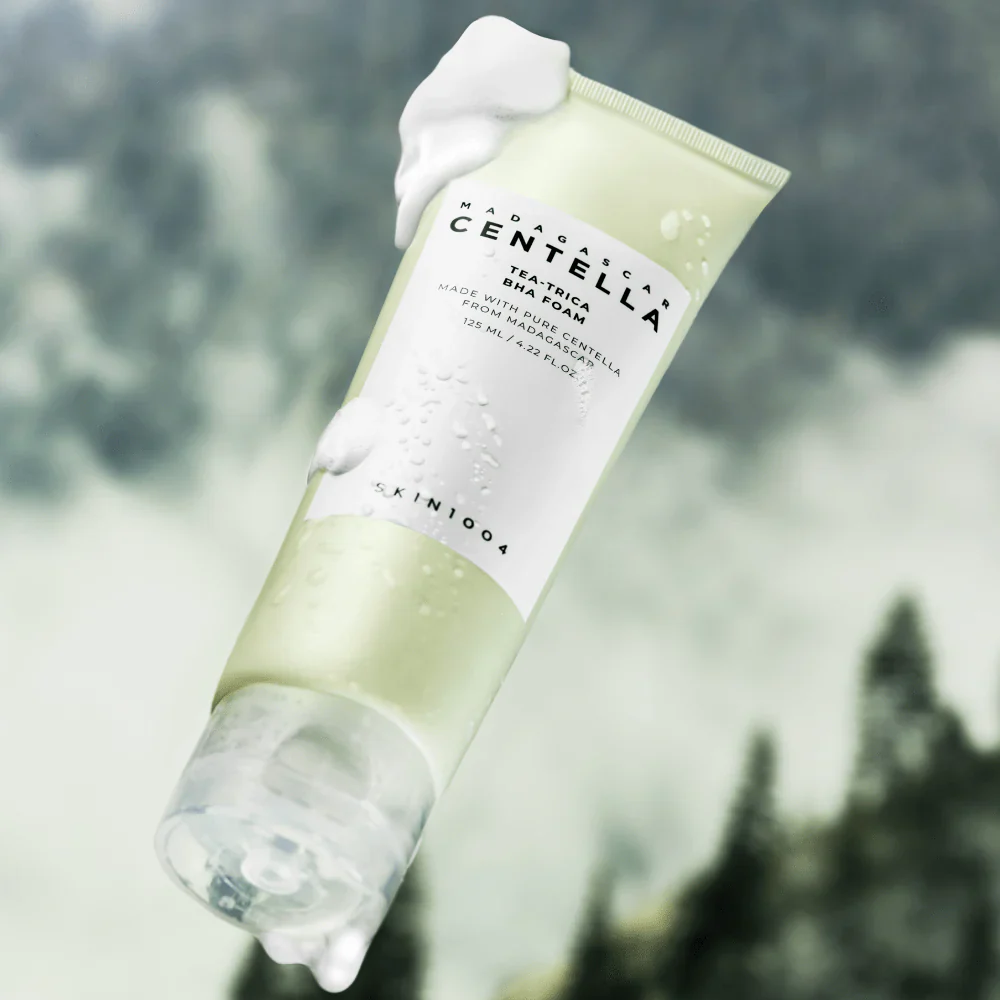 Skin1004 Madagascar Centella Tea-Trica BHA Foam - Image 4
