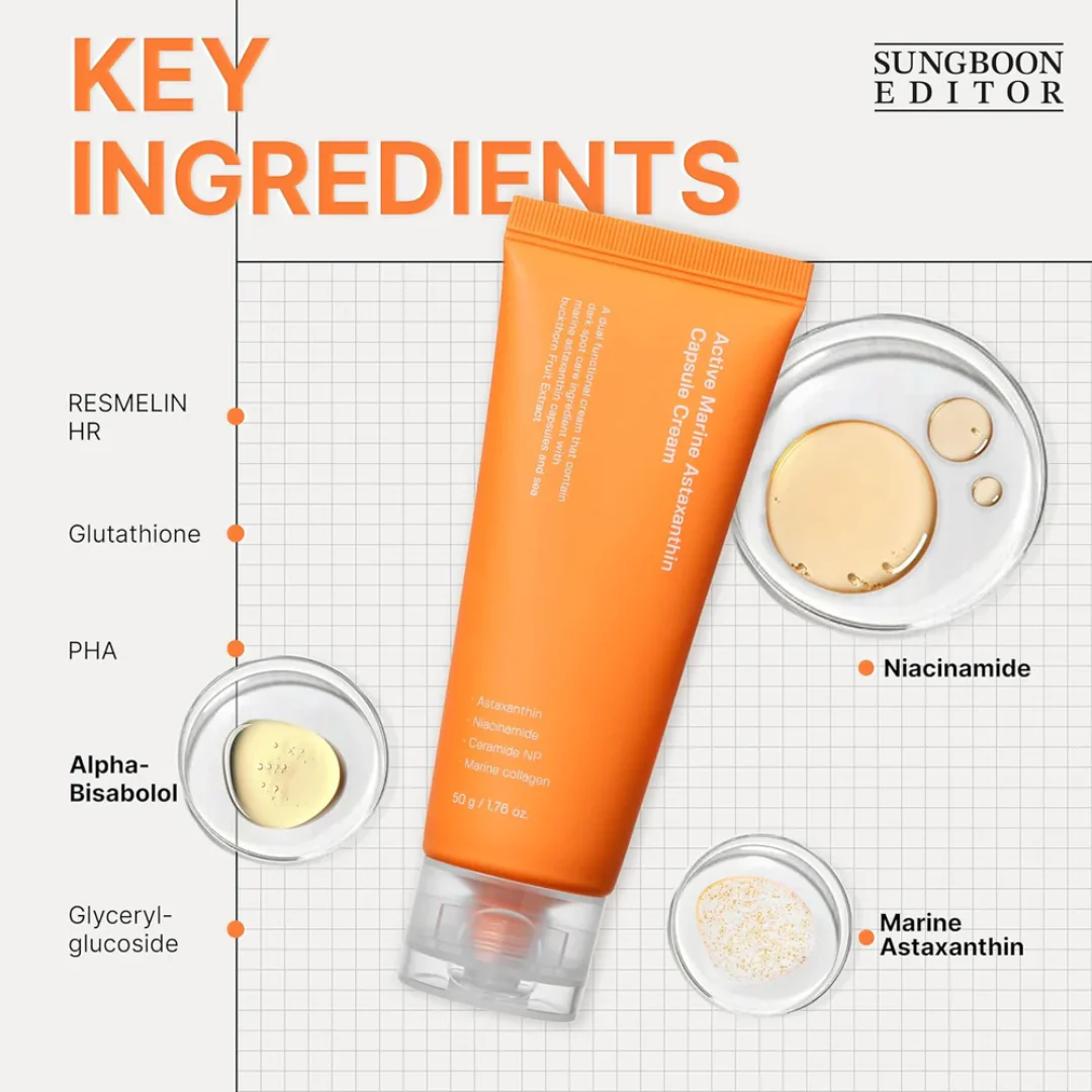 Sungboon Active Marine Astaxanthin Capsule Cream - Image 5