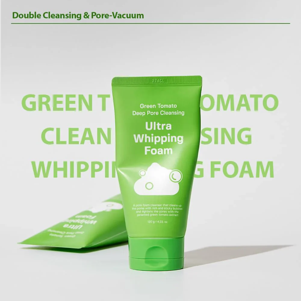 Sungboon Editor Green Tomato Deep Pore Cleansing Ultra Whipping Foam - Image 3