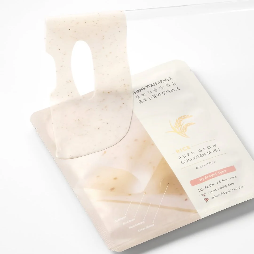 Thank You Farmer Rice Pure Glow Collagen Mask - Image 3