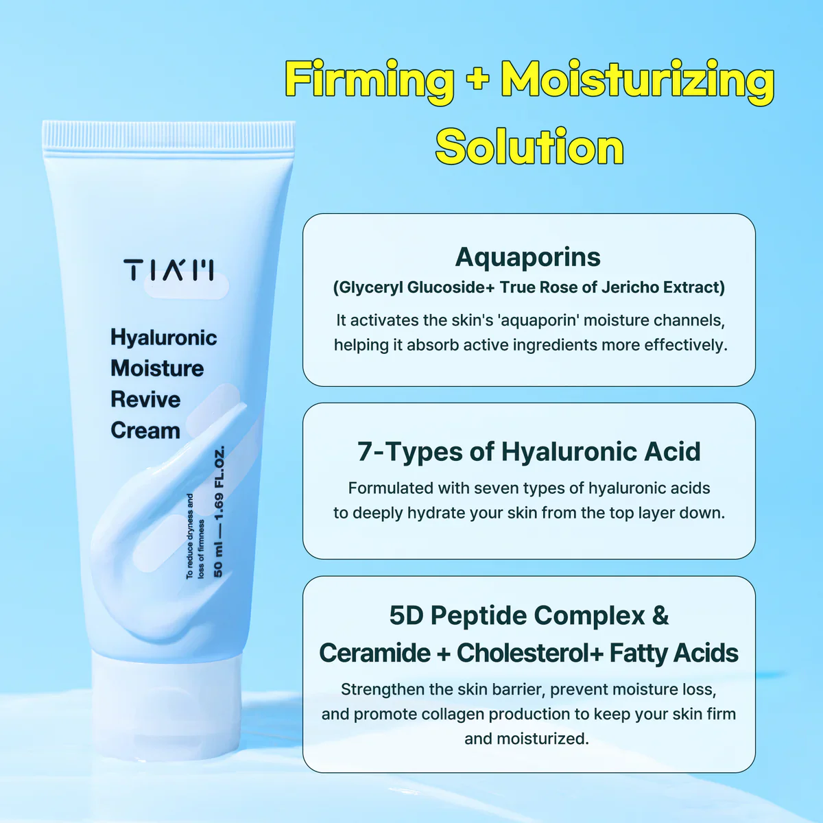 Tia'm Hyaluronic Moisture Revive Cream - Image 4