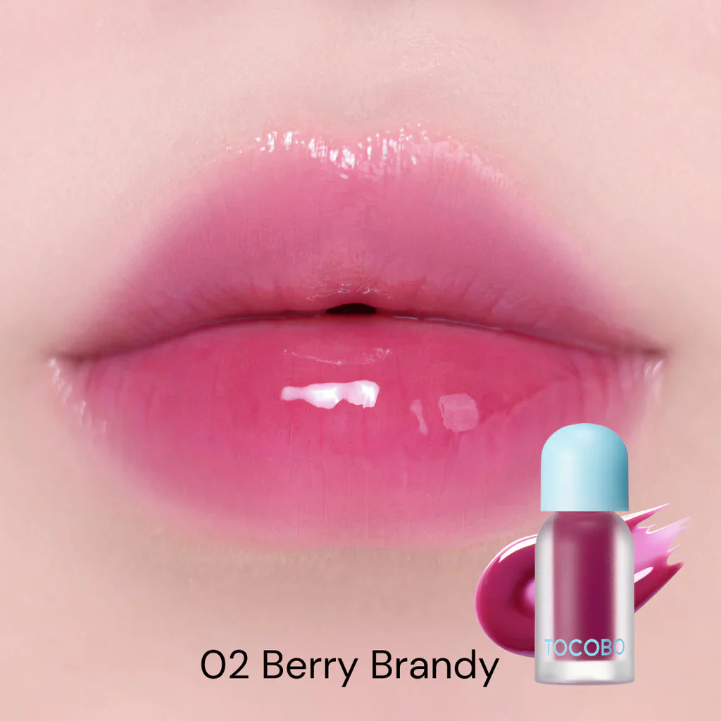 Tocobo Juicy Berry Plumping Lip Oil 02 Berry Brandy - Image 2