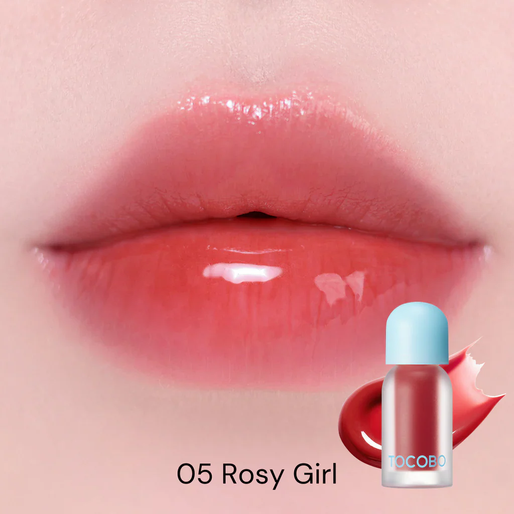 Tocobo Juicy Berry Plumping Lip Oil 05 Rosy Girl - Image 2