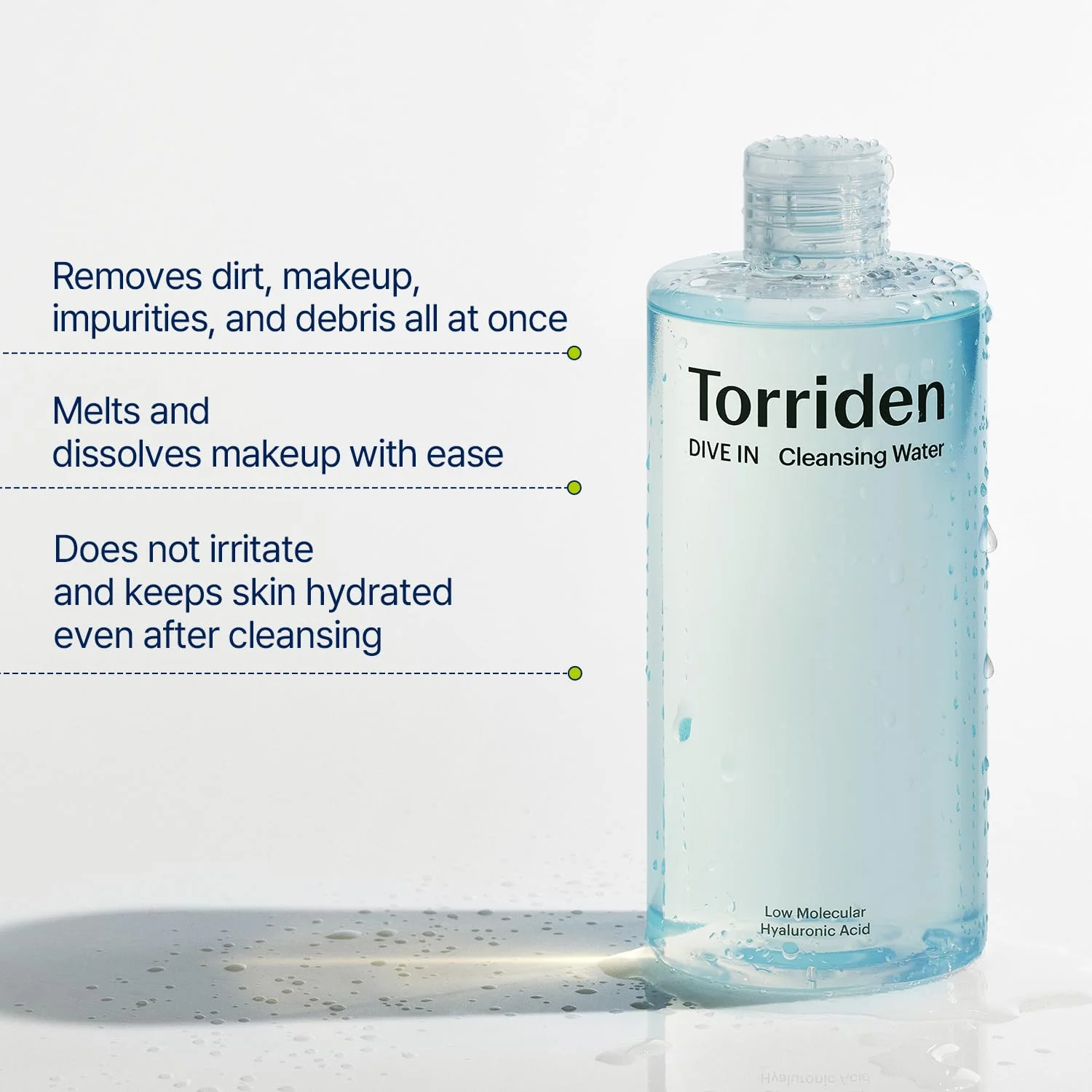 Torriden Dive In Low Molecular Hyaluronic Acid Cleansing Water - Image 3
