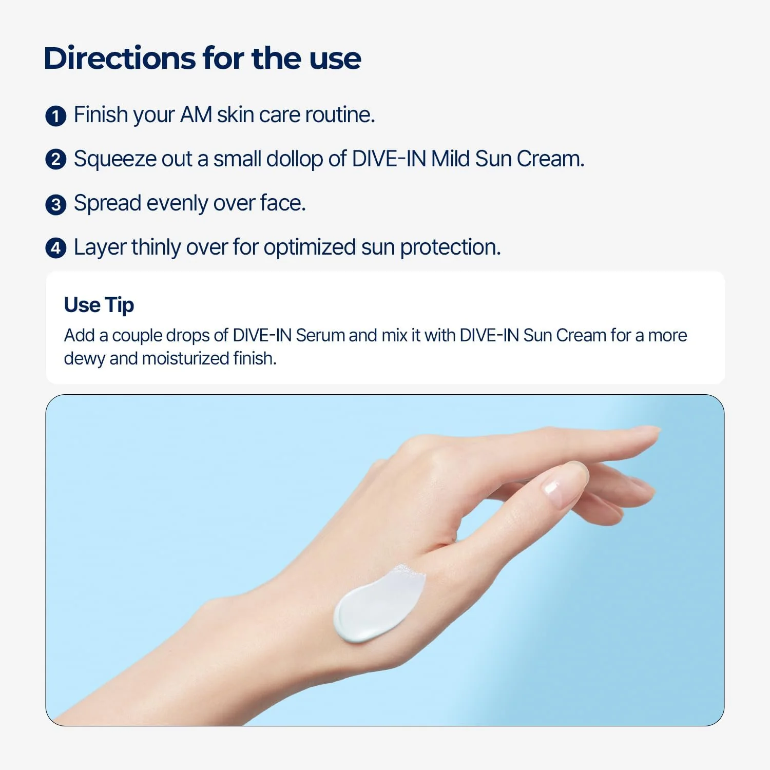 Torriden Dive-In Watery Moisture Sun Cream SPF50+ - Image 5