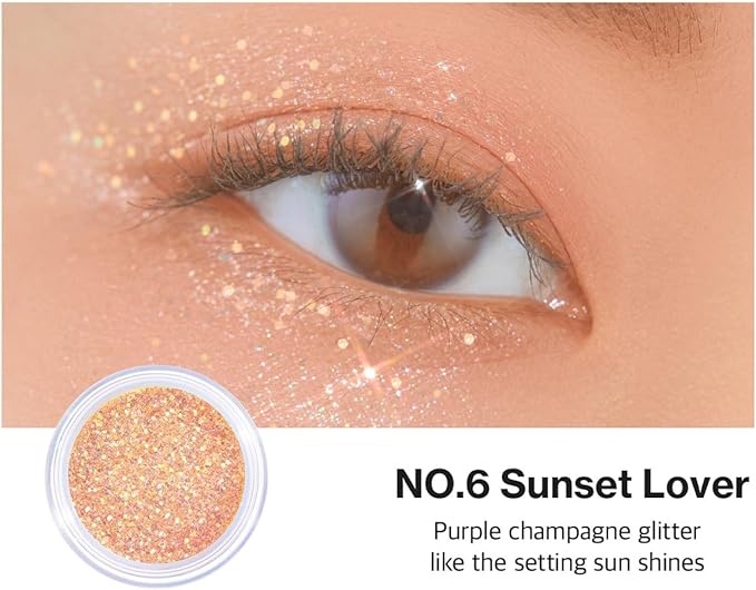Unleashia Get Loose Glitter Gel No.6 Sunset Lover - Image 2
