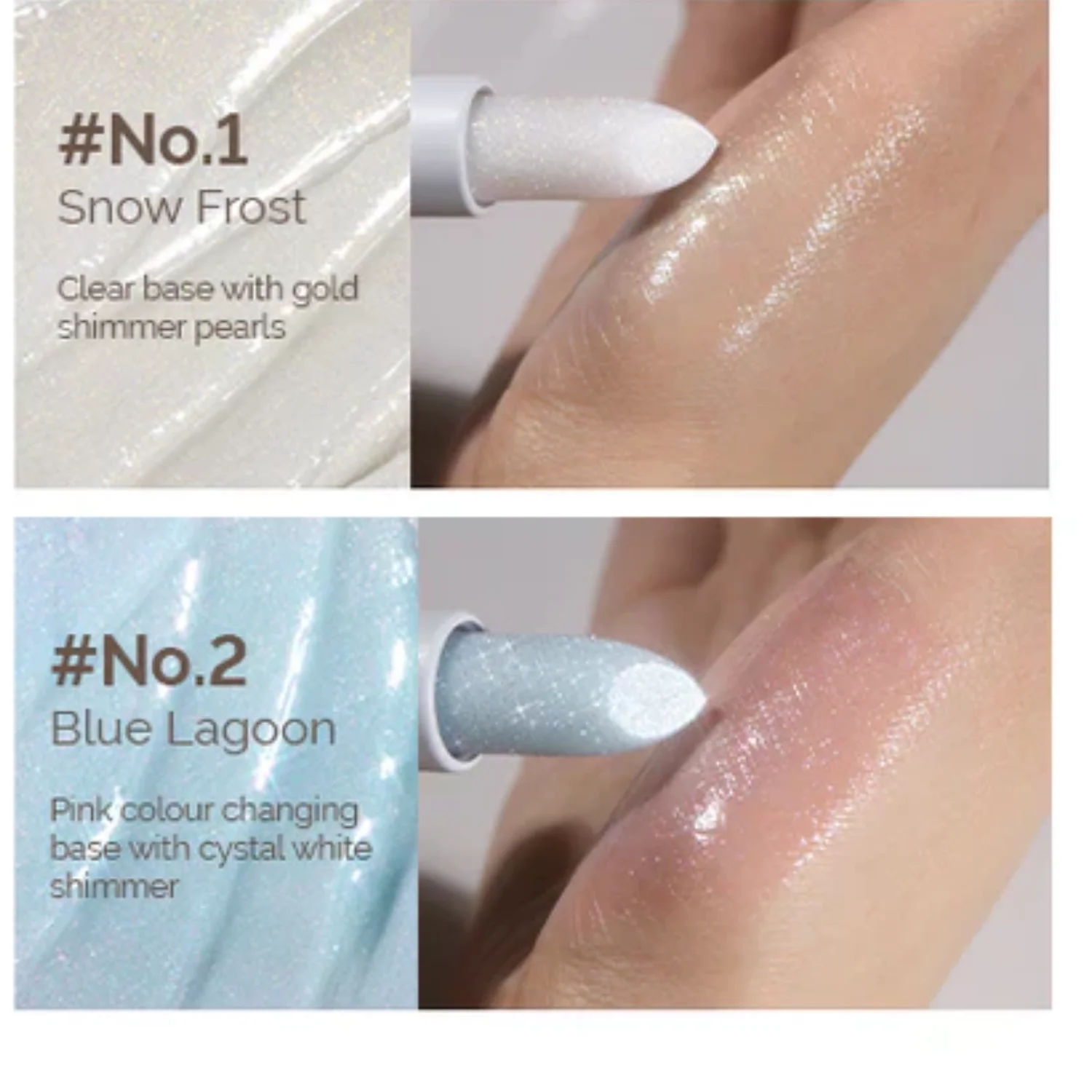 Unleashia Glacier Vegan Lip Balm No.1 Snow Frost - Image 2