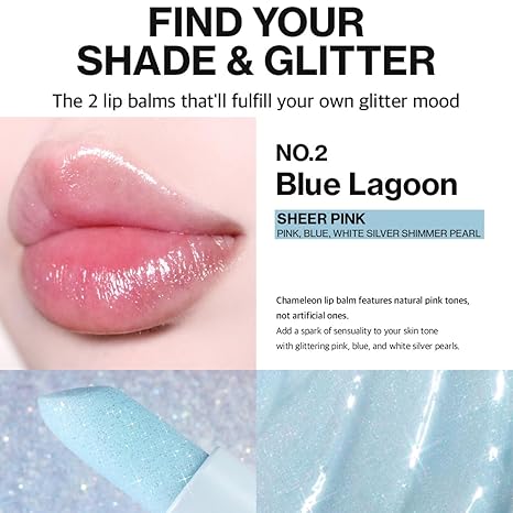 Unleashia Glacier Vegan Lip Balm No.2 Blue Lagoon - Image 3