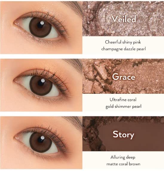Unleashia Glitterpedia Eye Palette No.3 All of Coralpink - Image 2