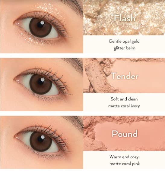 Unleashia Glitterpedia Eye Palette No.3 All of Coralpink - Image 4