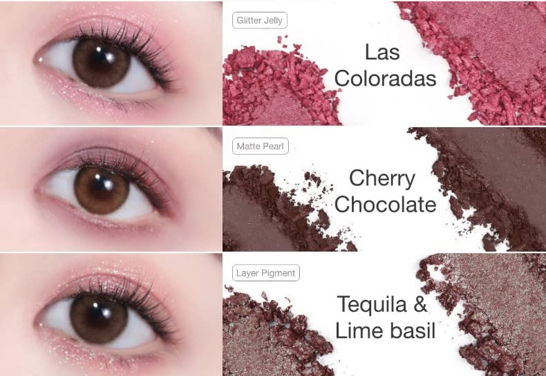 Unleashia Glitterpedia Eye Palette No.5 All of Dusty Rose - Image 3