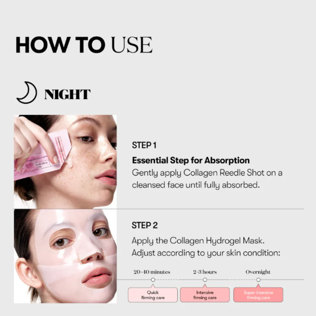 VT Cosmetics Collagen Reedle Shot 100 2 Step Hydrogel Mask - Image 5