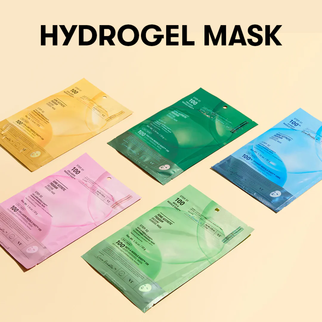 VT Cosmetics Collagen Reedle Shot 100 2 Step Hydrogel Mask - Image 7