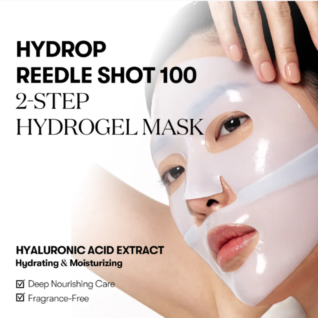 VT Cosmetics Hydrop Reedle Shot 100hL 2 Step Hydrogel Mask - Image 2