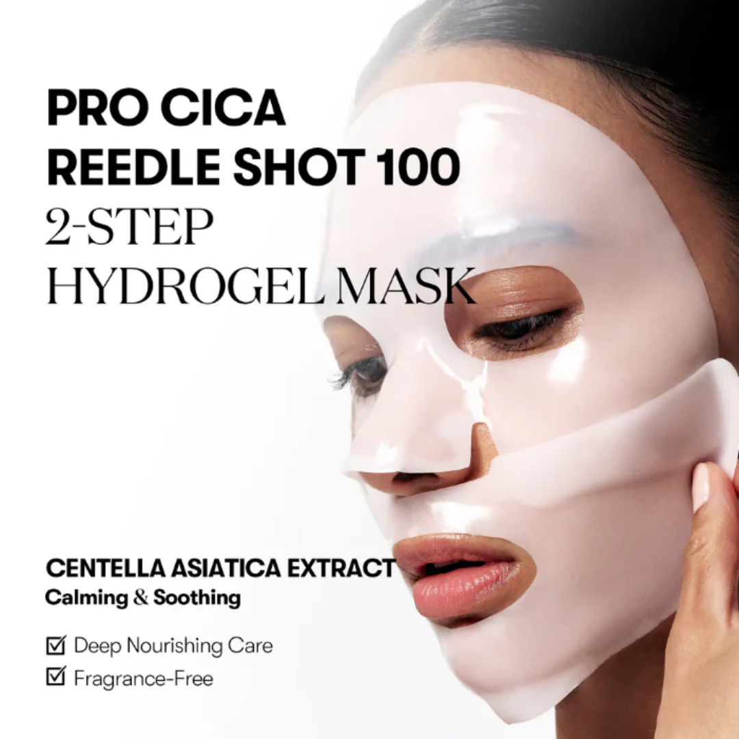 VT Cosmetics Pro Cica Reedle Shot 100 2 Step Hydrogel Mask - Image 2