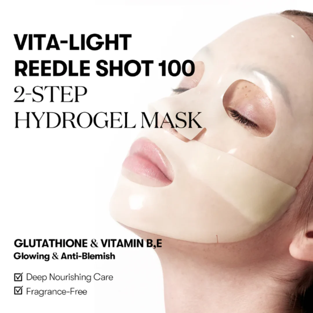 VT Cosmetics Vita-Light Reedle Shot 100 2 Step Hydrogel Mask - Image 2
